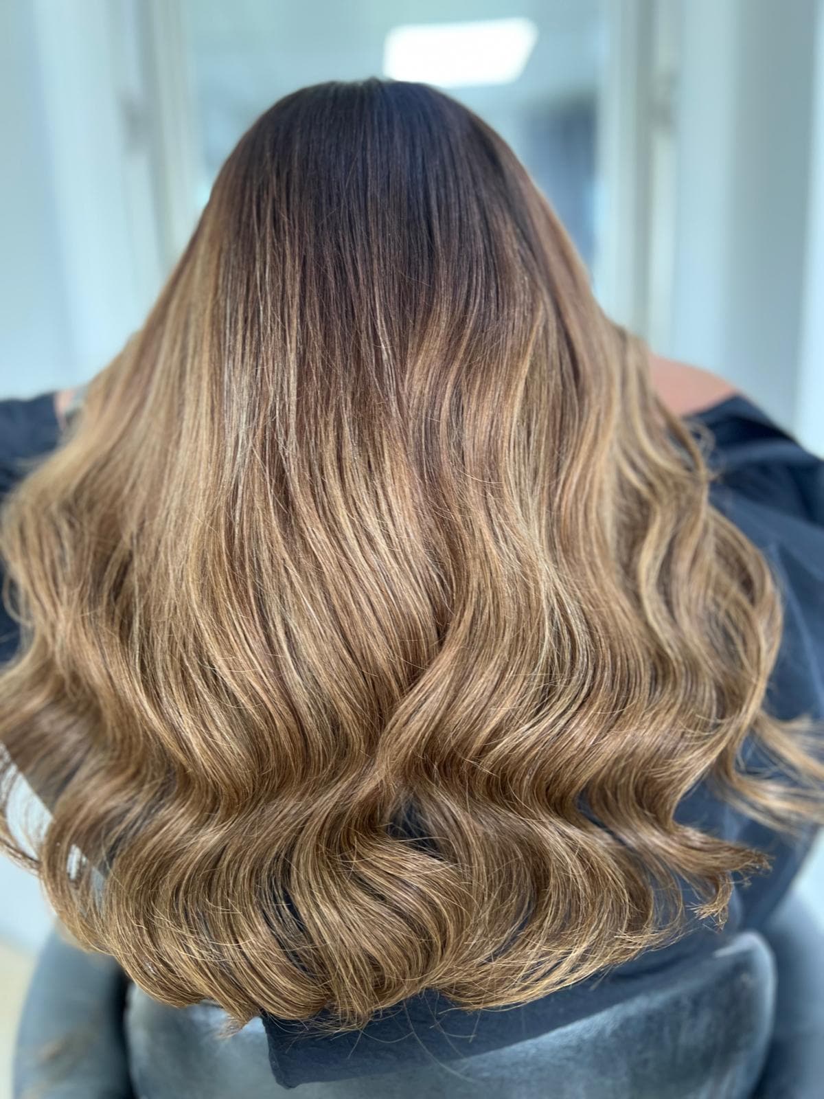 Golden balayage